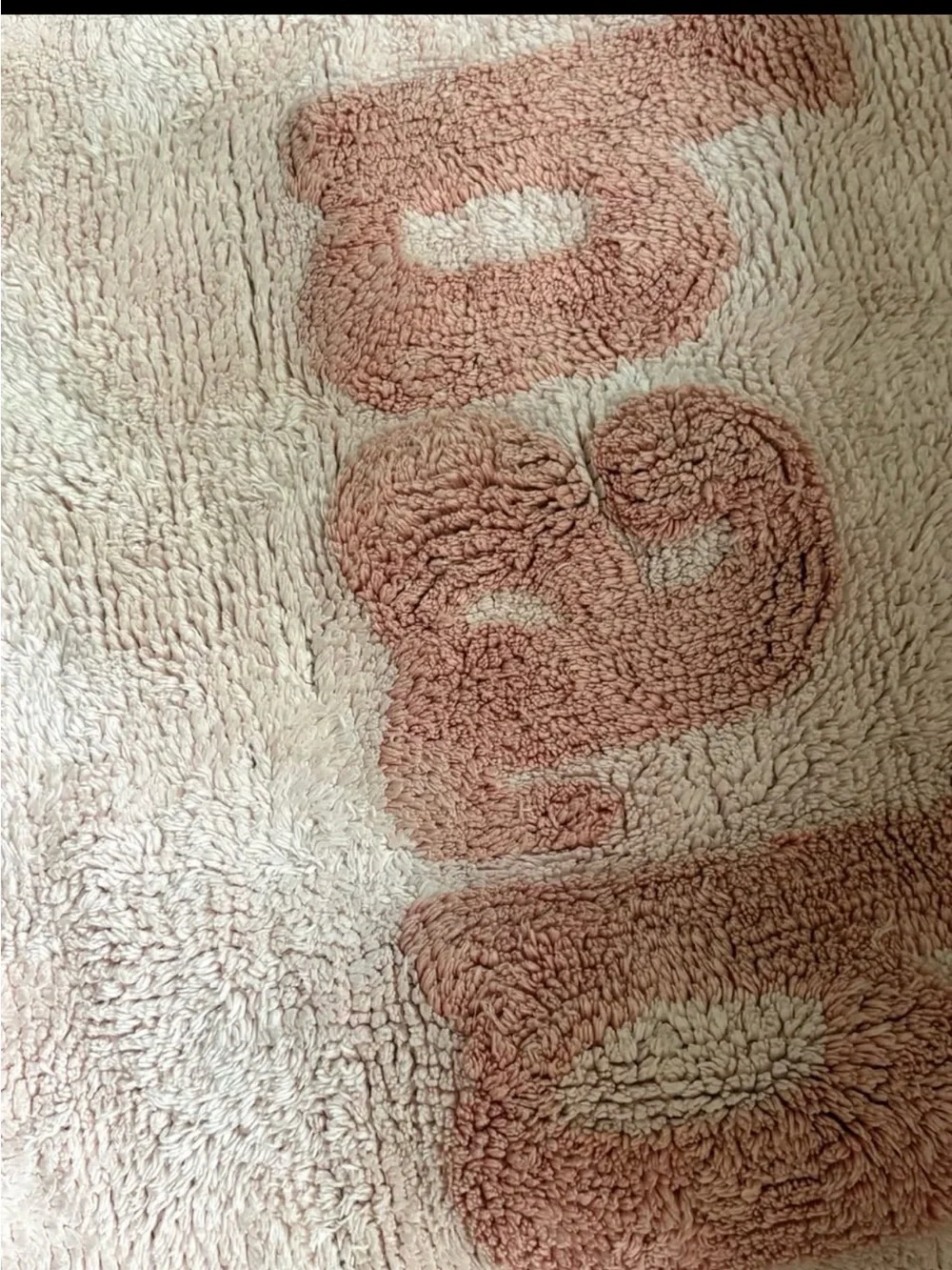 Pink 'Babe' Bath Mat - 100% Cotton Bathroom Rug